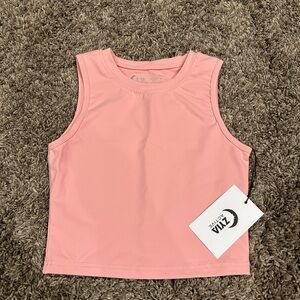 ZYIA Muted Pink Hi-Neck Tank